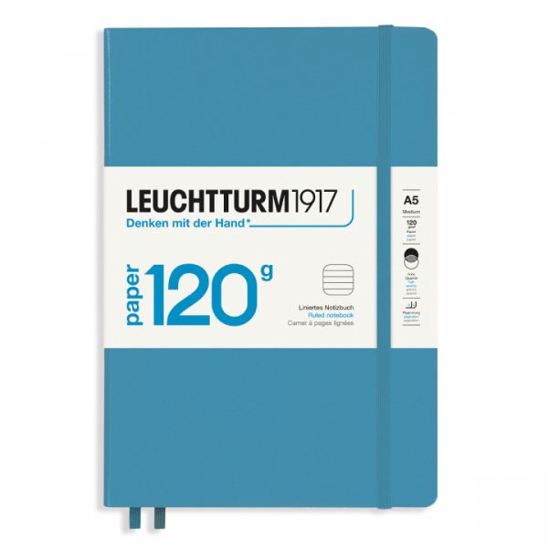 Leuchtturm1917 Notebook A5 120g Nordic Blue Ruled
