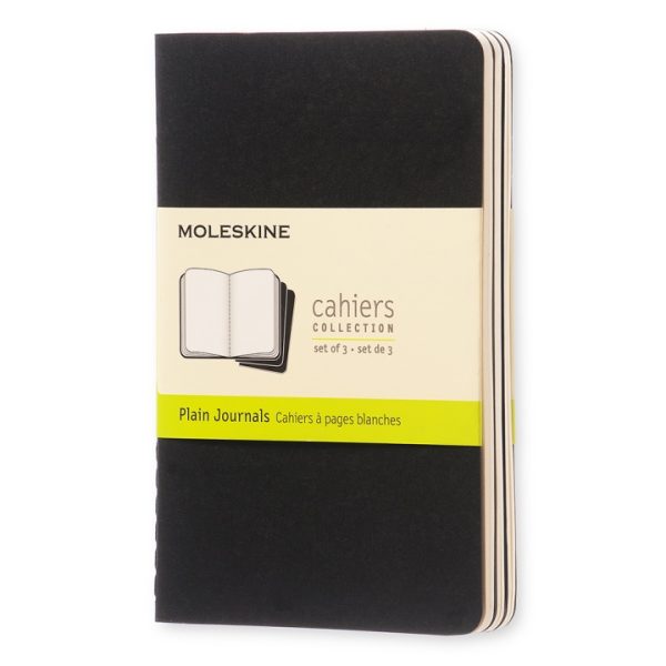 Moleskine Cahier Pocket Black Plain