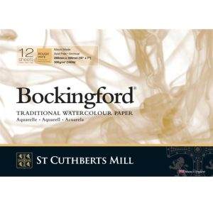 St Cuthberts Mill Bockingford Akvarellblock0x180mm 300g Rough
