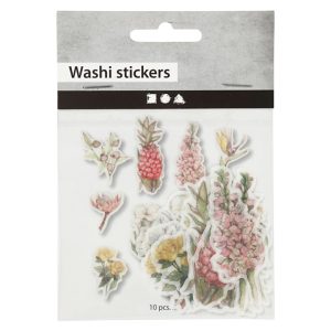 Colortime Washi Stickers Blommor