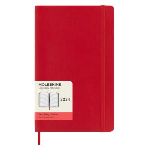 Moleskine 12M Daily Kalender Softcover Large Red
