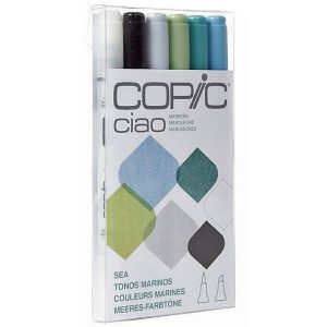 Copic Ciao 6-pack Sea