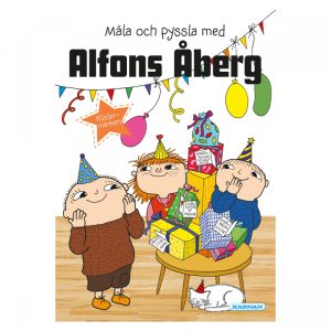 Kärnan Alfons Åberg Målarbok med Pyssel