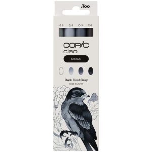 Copic Ciao Shade Set Dark Cool Gray 4-pack