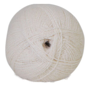 Â Hjertegarn Alpaca 400 Garn Färg 100 Vit