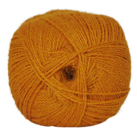 Â Hjertegarn Alpaca 400 Garn Färg 3810 Orange