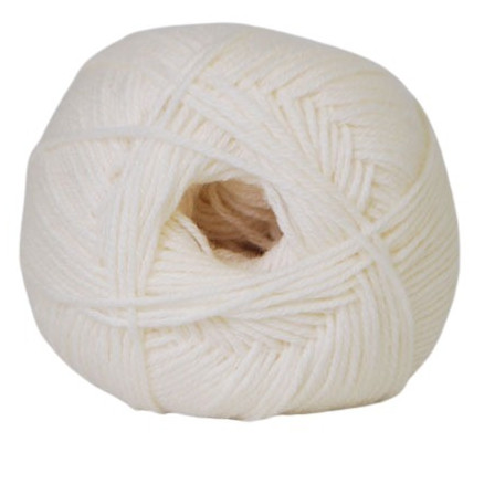 Â Hjertegarn Lana Cotton 212 Garn Färg 100 Natur