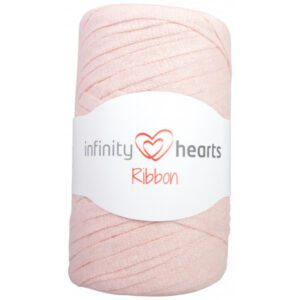 Â Infinity Hearts Ribbon Trikågarn 22 Gammelrosa