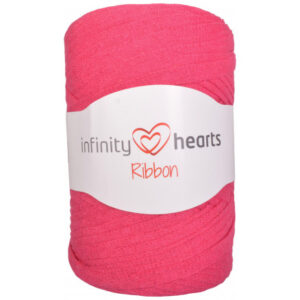 Â Infinity Hearts Ribbon Trikågarn 24 Rosa