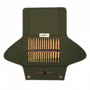 Addi Click Nature Oliv Trä Ändstickorset 60-100cm 3,5-8mm - 8 storlekar