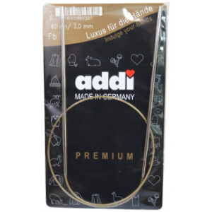 Addi Turbo Rundstickor Mässing 60cm 3,00mm / 23.6in US2Â½