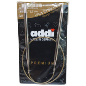 Addi Turbo Rundstickor Mässing 60cm 6,50mm / 23.6in US10Â½