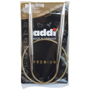 Addi Turbo Rundstickor Mässing 60cm 9,00mm / 23.6in US13