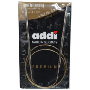 Addi Turbo Rundstickor Mässing 80cm 4,50mm / 31.5in US7