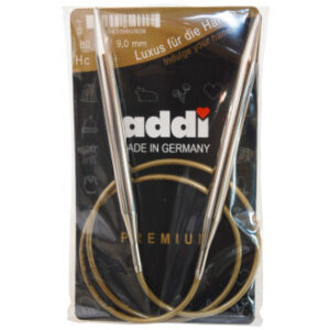 Addi Turbo Rundstickor Mässing 80cm 9,00mm / 31.5in US13