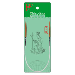 ChiaoGoo Bamboo Rundstickor Bambu 40 cm 6 mm Patina