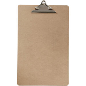 Clipboard/ritunderlag, A3, stl. 30x47x0,3 cm, 1 st.