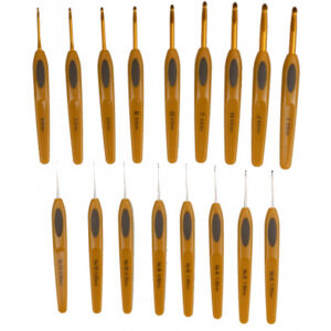Clover Soft Touch Virknål Set Plast 13,5 cm 0,5 - 6mm 17 storlekar