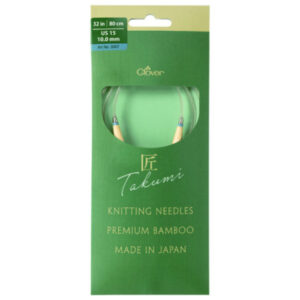 Clover Takumi Pro Bambu Rundstickor med kullager 80cm 10.0mm