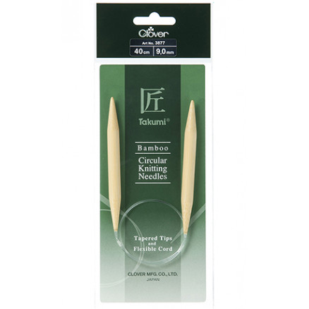 Clover Takumi Rundstickor Bambu 40cm 9.00mm
