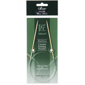 Clover Takumi Rundstickor Bambu 60cm 2,50mm /23.6in US1½