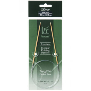 Clover Takumi Rundstickor Bambu 80cm 2,50mm /31.5in US1½