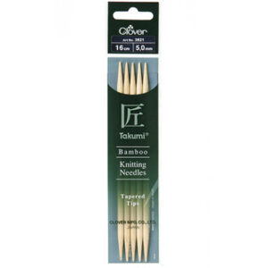 Clover Takumi Stickor Bambu 16cm 5,00mm