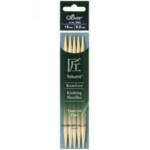 Clover Takumi Stickor Bambu 16cm 6,00mm
