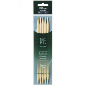 Clover Takumi Strumpstickor Bambu 20cm 7,00mm