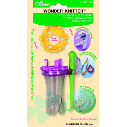 Clover Wonder Knitter / Påtdocka / Sticklisa