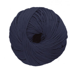 DMC Natura Just Cotton Garn Unicolor 28 Marinblå