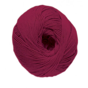 DMC Natura Just Cotton Garn Unicolor 34 Plommon