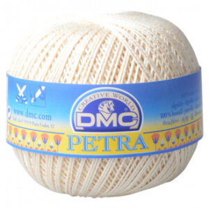 DMC Petra Nr. 5 Virkgarn Unicolor ECRU Natur