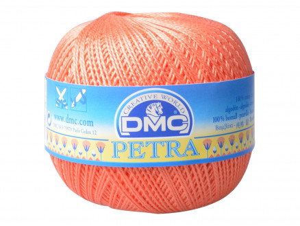 DMC Petra nr. 5 Virkgarn Unicolor 5608 Korall