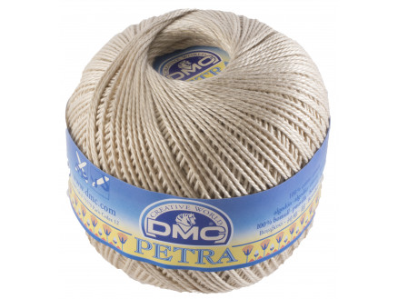 DMC Petra nr. 5 Virkgarn Unicolor 5712 Ljus Vete