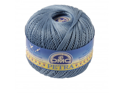 DMC Petra nr. 5 Virkgarn Unicolor 5799 Ljus Denim Blå