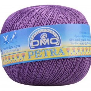 DMC Petra nr. 8 Virkgarn Unicolor 53837 Lila