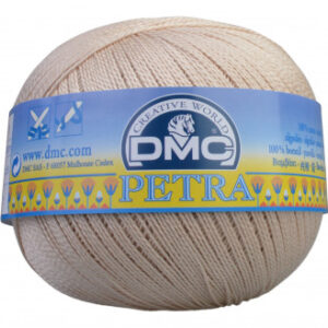 DMC Petra nr. 8 Virkgarn Unicolor 5712 Ljus Vete