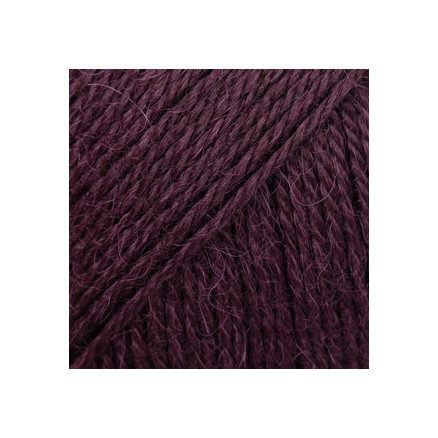 DROPS Alpaca Garn Unicolor 9044 Mörk Druva