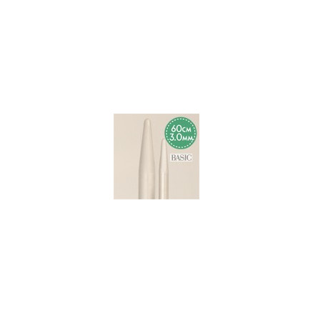 Drops Basic Rundstickor Aluminium 60cm 3.00mm / 23.6in US 2½