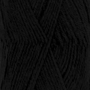 Drops Nord Garn Unicolor 02 Svart