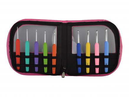 Drops Pro Circus Virknål Set Aluminium 13,5cm 2-6mm 9 storlekar