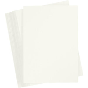 Färgad Kartong, A6, ark 105x148 mm, 180 g, råvit, 100 ark/ 1 förp.
