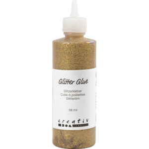 Glitterlim, guld, 118 ml/ 1 flaska