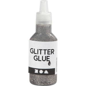 Glitterlim, silver, 25 ml/ 1 flaska