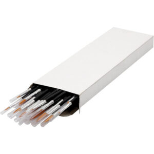 Gold Line-penslar, runda + platta, nr. 1-22, B: 1-7 mm, 168 st./ 1 förp.