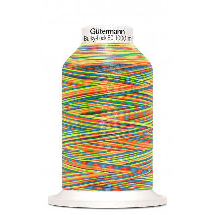 Gütermann Bulky-Lock 80 Multi Neon Sytråd Polyester 9822 - 1000m