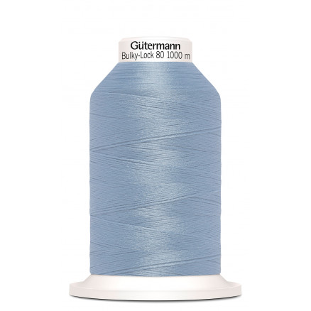 Gütermann Bulky-Lock 80 Sytråd Polyester 143 Ljusblå - 1000m