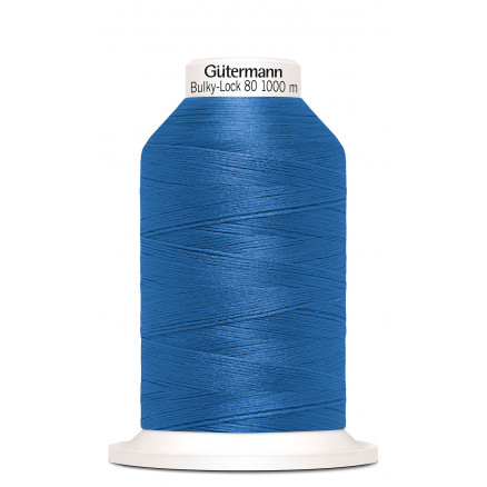 Gütermann Bulky-Lock 80 Sytråd Polyester 322 Blå - 1000m