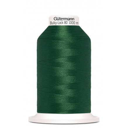 Gütermann Bulky-Lock 80 Sytråd Polyester 340 Grön - 1000m